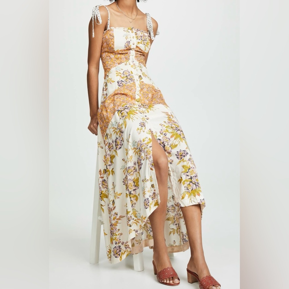 Free People Lover Boy Boho Floral Maxi Dress